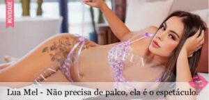 Acompanhante de luxo Lua Mel em São Paulo